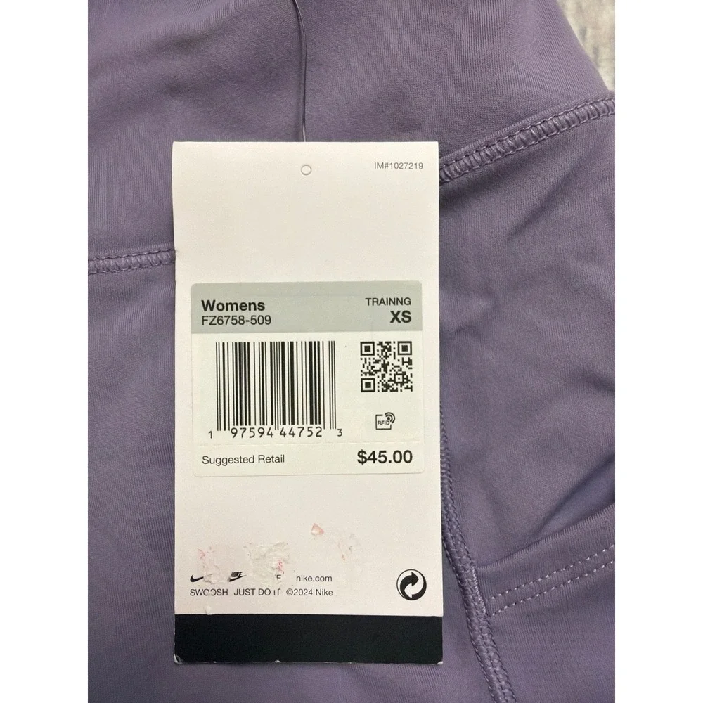 Nike One Dri-FIT Womens High Rise 8
